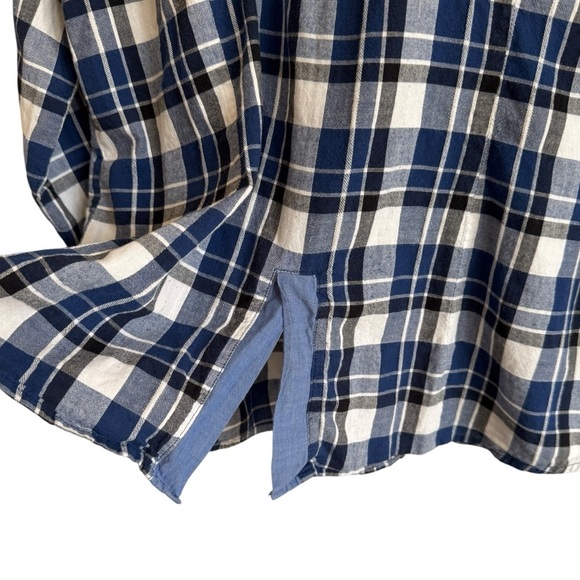 Adiktd Embellished Plaid Western Shirt, Size XL - Picture 6 of 7